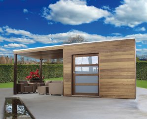 Pool House toit plat BOX IROKO