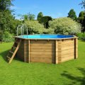 Piscine en bois octogonale TROPIC OCTO 414 - H 120 cm - PROCOPI BWT MyPool