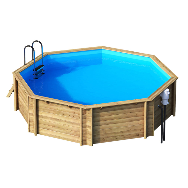 Piscine en bois octogonale TROPIC OCTO 505 - H 120 cm - PROCOPI BWT MyPool