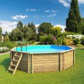 Piscine en bois octogonale TROPIC OCTO 505 - H 120 cm - PROCOPI BWT MyPool