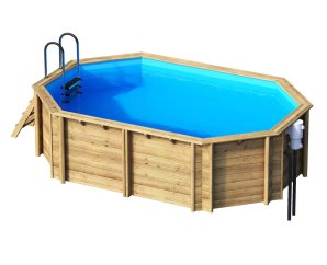 Piscine en bois hors-sol octogonale TROPIC OCTO+ 510 - H 120 cm - PROCOPI BWT MyPool