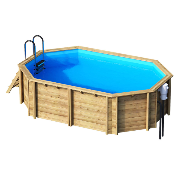 Piscine en bois hors-sol octogonale TROPIC OCTO+ 510 - H 120 cm - PROCOPI BWT MyPool