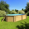 Piscine en bois hors-sol octogonale TROPIC OCTO+ 510 - H 120 cm - PROCOPI BWT MyPool