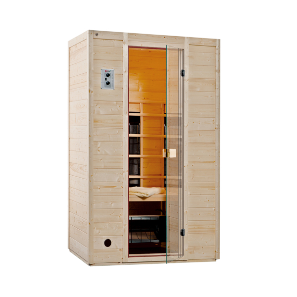 Sauna d'intérieur à infrarouge VITAL | 2 places | 2050 W | 131 x 100 - H 196 cm