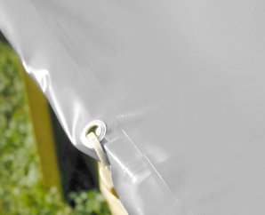 Bâche d'hiver & de sécurité pour piscine en bois ODYSSEA