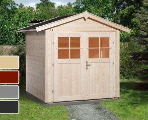 Abri de jardin en bois 224 | 4,1 à 5,4 m² | 4 coloris | 21 mm d'épaisseur