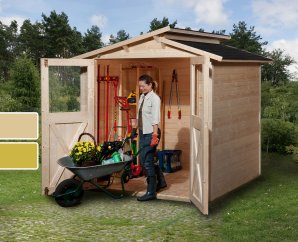 Abri de jardin en bois 323 | 2,8 à 7,2 m² | 2 coloris | 19 mm d'épaisseur
