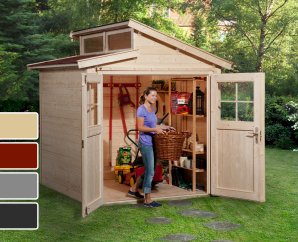 Abri de jardin en bois 226 | 4,1 à 8,5 m² | 4 coloris | 21 mm d'épaisseur