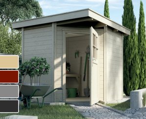 Abri de jardin en bois 229 | 4,1 à 5,4 m² | 4 coloris | 21 mm d'épaisseur