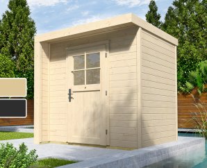 Abri de jardin en bois 262 | 3,5 m² | 2 coloris | 21 mm d'épaisseur