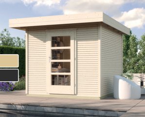 Abri de jardin en bois WekaLine 172 | 4 à 8,5 m² | 2 coloris | 28 mm d'épaisseur