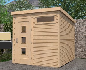 Abri de jardin en bois WekaLine 171+ | 5,3 à 8,5 m² | 2 coloris | 28 mm d'épaisseur