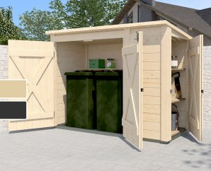 Armoire de jardin MULTIBOX 367 | 1,6 m² | 2 coloris | 21 mm d'épaisseur 