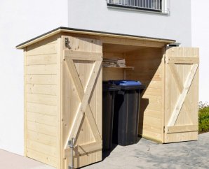 Armoire de jardin multifonction 367 | 1,6 m² | Aspect brut | 19 mm d'épaisseur