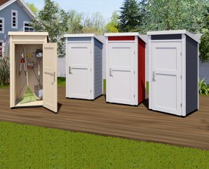 Armoire de jardin 367 | 0,8 m² | 4 coloris | 21 mm d'épaisseur 