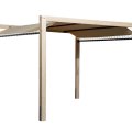 Tonnelle / Pergola autoportante en bois 235 | Aspect brut | 320 x 320 cm