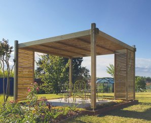 Pergola en pin traité Luna - GARDIVAL