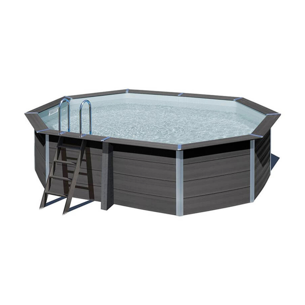 Piscine composite en kit ovale 5,24 m x 3,86 m x H 1,24 m – GRÉ
