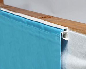 Liner bleu pour piscine en bois hors sol octogonal Sunbay 