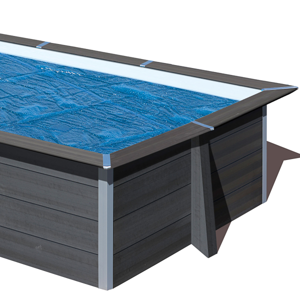 Bâche à bulles pour piscine en composite rectangulaire - 400 microns