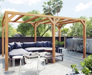 Pergola en bois autoportante Fuengirola – 9 à 24 m2 - Maderland