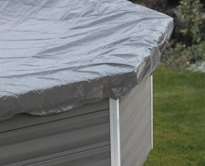 Bâche d'hiver pour piscine en composite octogonale Ø 410 cm - GRE