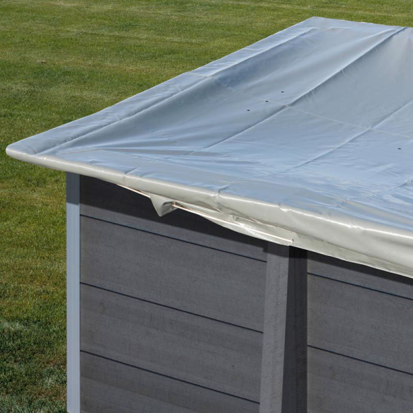 Bâche d'hiver pour piscine en composite rectangulaire - GRE