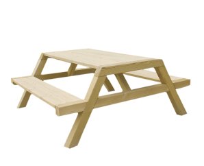Table de jardin extérieure en bois Clipper 6 places – Gardival