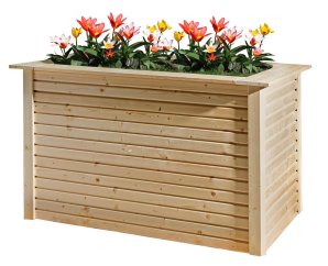 Jardinière surélevée en bois extérieure Wekaline