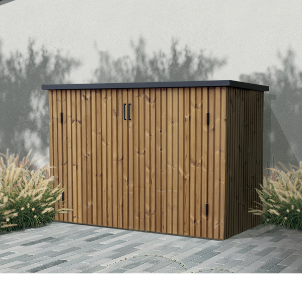 Armoire de jardin en pin Thermowood Roma – Gardival