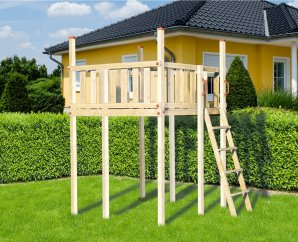 Tour de jeu extérieure sur pilotis pour enfant Tabaluga 816 D – Weka