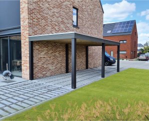 Carport bois composite autoportant de 15 à 30 m2