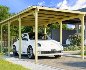 Carport voiture 606 - 3 x 6 m -  Weka