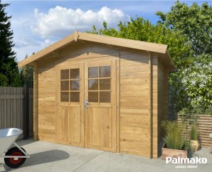 Abri de jardin en bois Valentine 2,96 x 2 m – Palmako