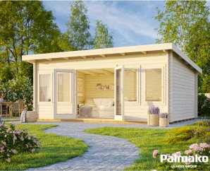 Pavillon de jardin Lisa 5,50 x 4 m – Palmako