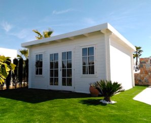 Abri de jardin en bois Lisa 4,70 x 3,50 m – Palmako