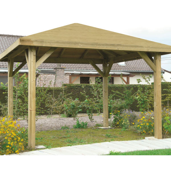 Pavillon de jardin 4,372 x 4,372 m S7715 – SOLID