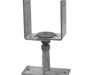 Fixation au sol pour carport