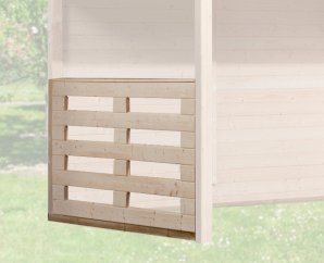 Balustrade pour abris 