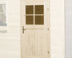 Porte supplementaire pour abri en madriers 45 mm