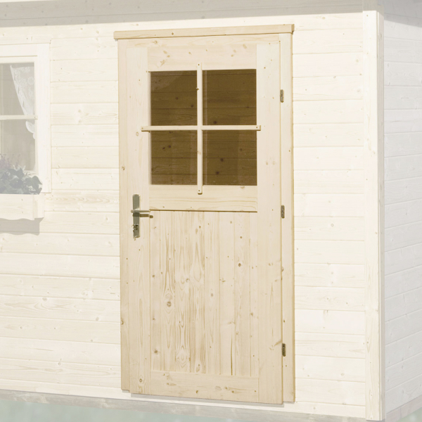 Porte supplementaire pour abri en madriers 45 mm