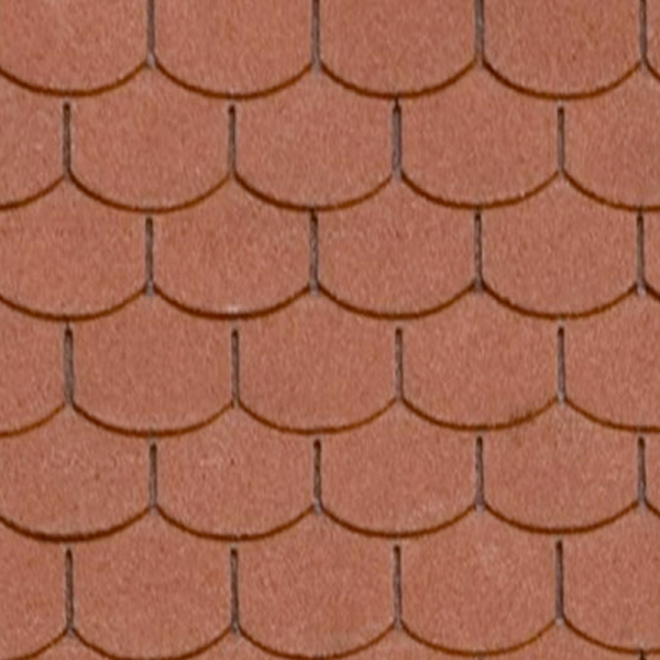 Bardeaux arrondis 3 m² rouge