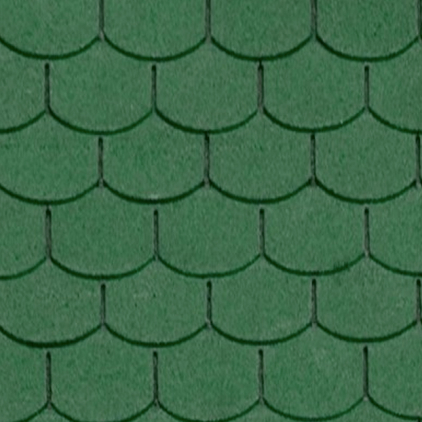 Bardeaux arrondis 3 m² vert
