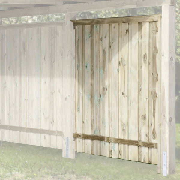 Paroi latérale pour carport