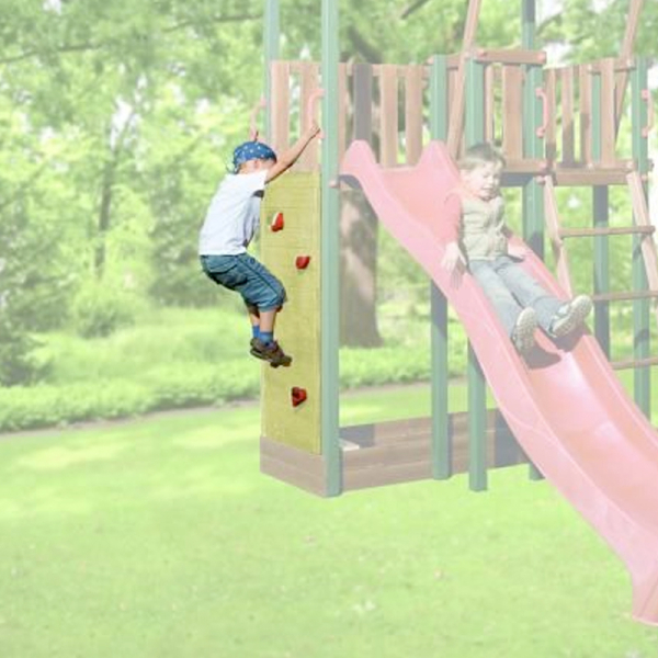 Mur d'escalade Tabaluga avec 5 fausses pierres