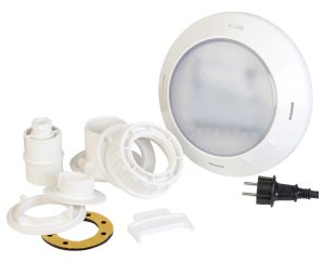 Projecteur LED blanc piscine bois hors sol SUNBAY