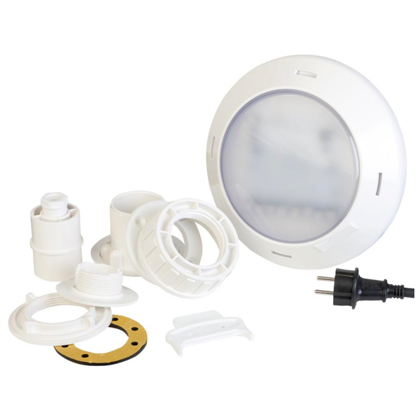 Projecteur LED blanc piscine bois hors sol SUNBAY