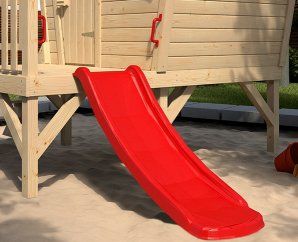Toboggan pour Maisonnette Lotti, rouge