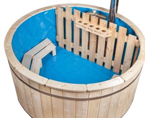 Liner bleu PVC spécial bain à remous