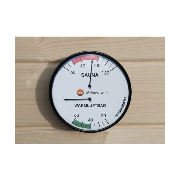 Double thermomètre saunas